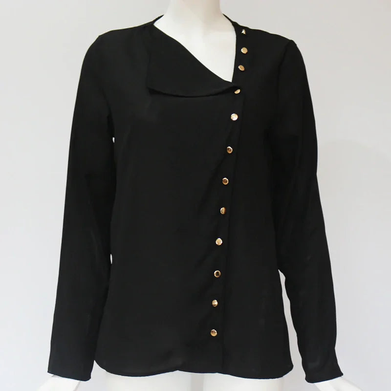 Long Sleeve Office Casual Blouses