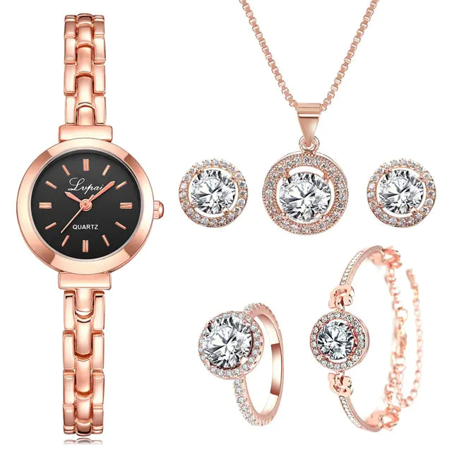 Rose Gold Quartz Wrist watches