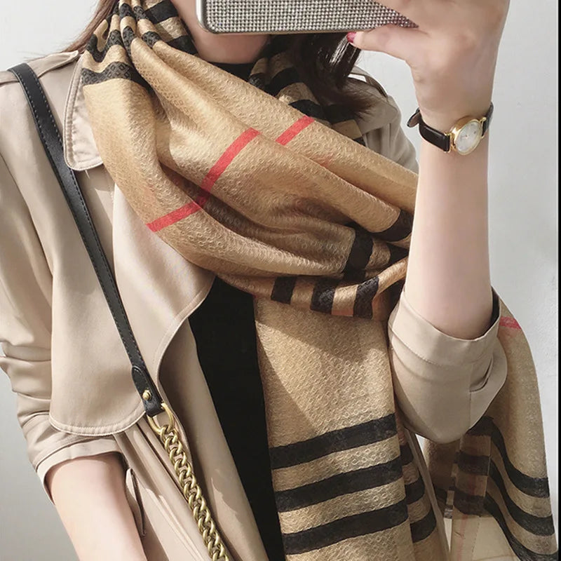 Luxury Silk Shawls Scarf