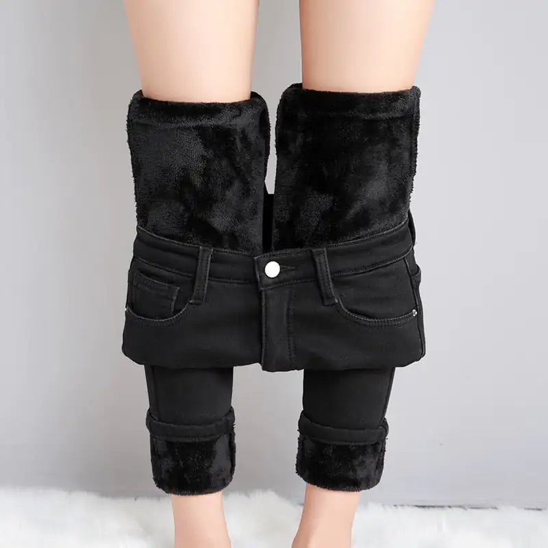 Thermal Jeans Winter Snow Warm Plush