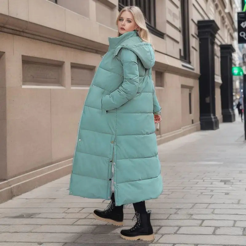 Lisa™ Long Winter Jacket With a Loose Fit