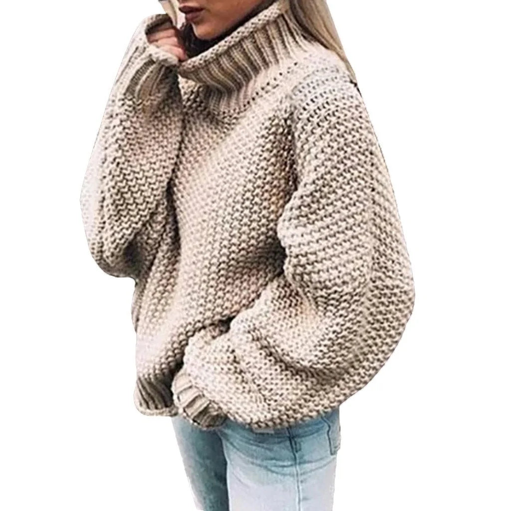 Knitted Turtleneck Sweater