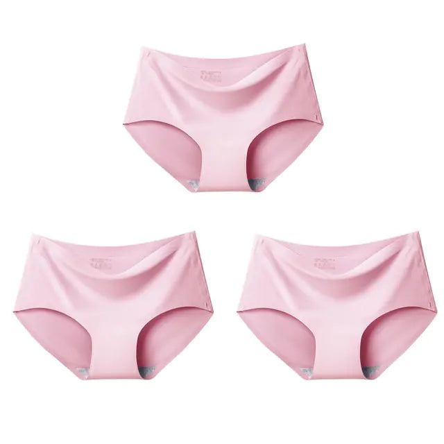 Panties Satin Silk Female Underwear