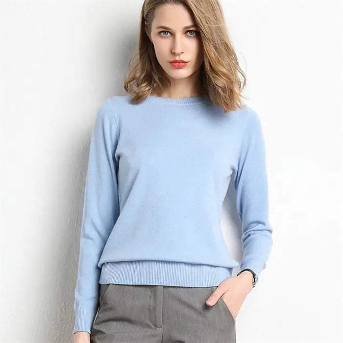 Knitted Pullover Cashmere  Women Sweater