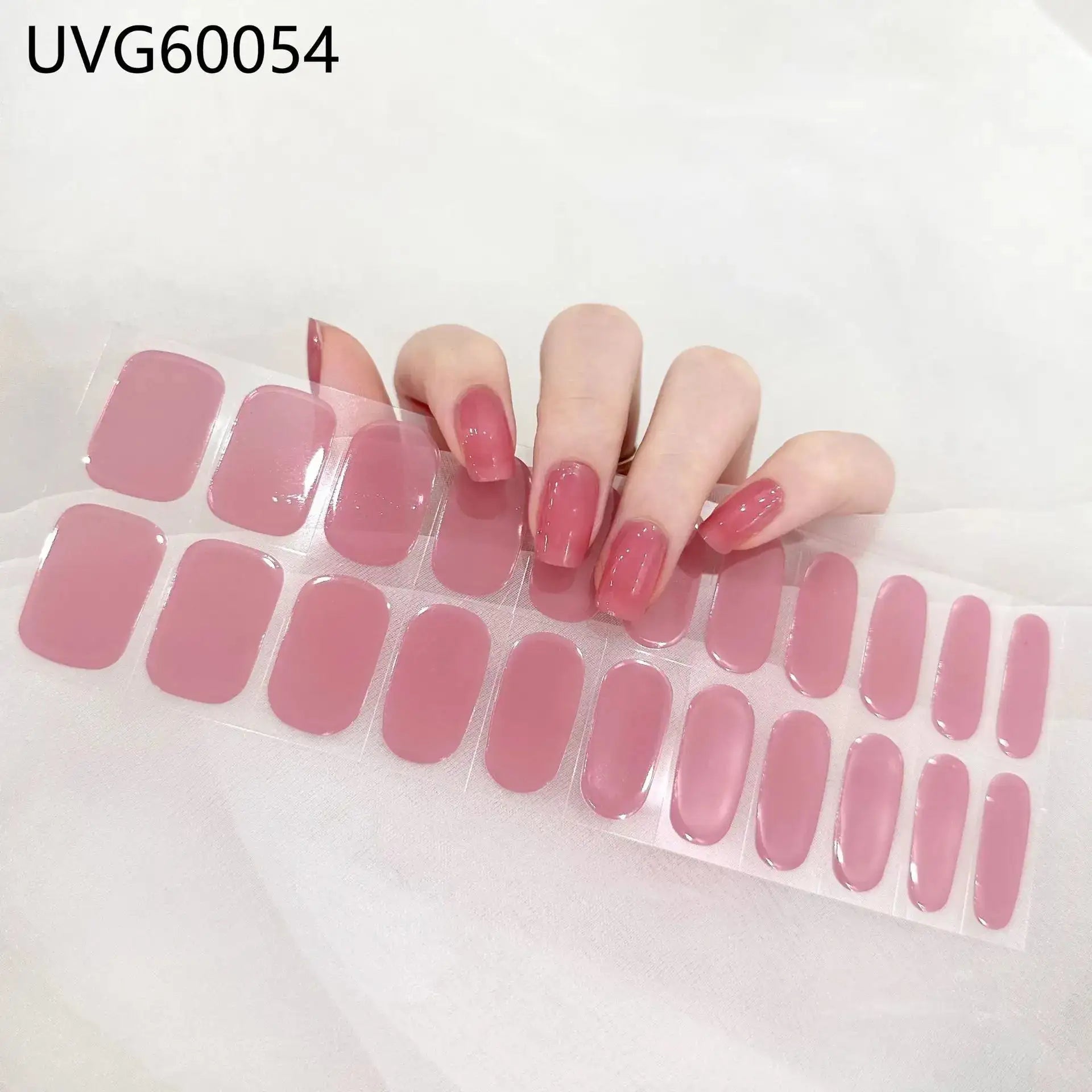 22 Tips Semi-Cured Gel Nail Stickers