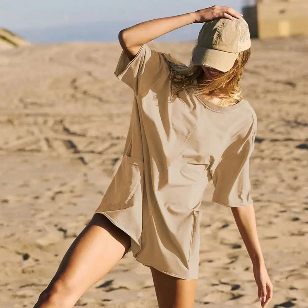 Oversized Tee Romper