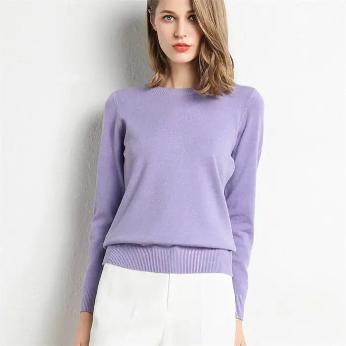 Knitted Pullover Cashmere  Women Sweater