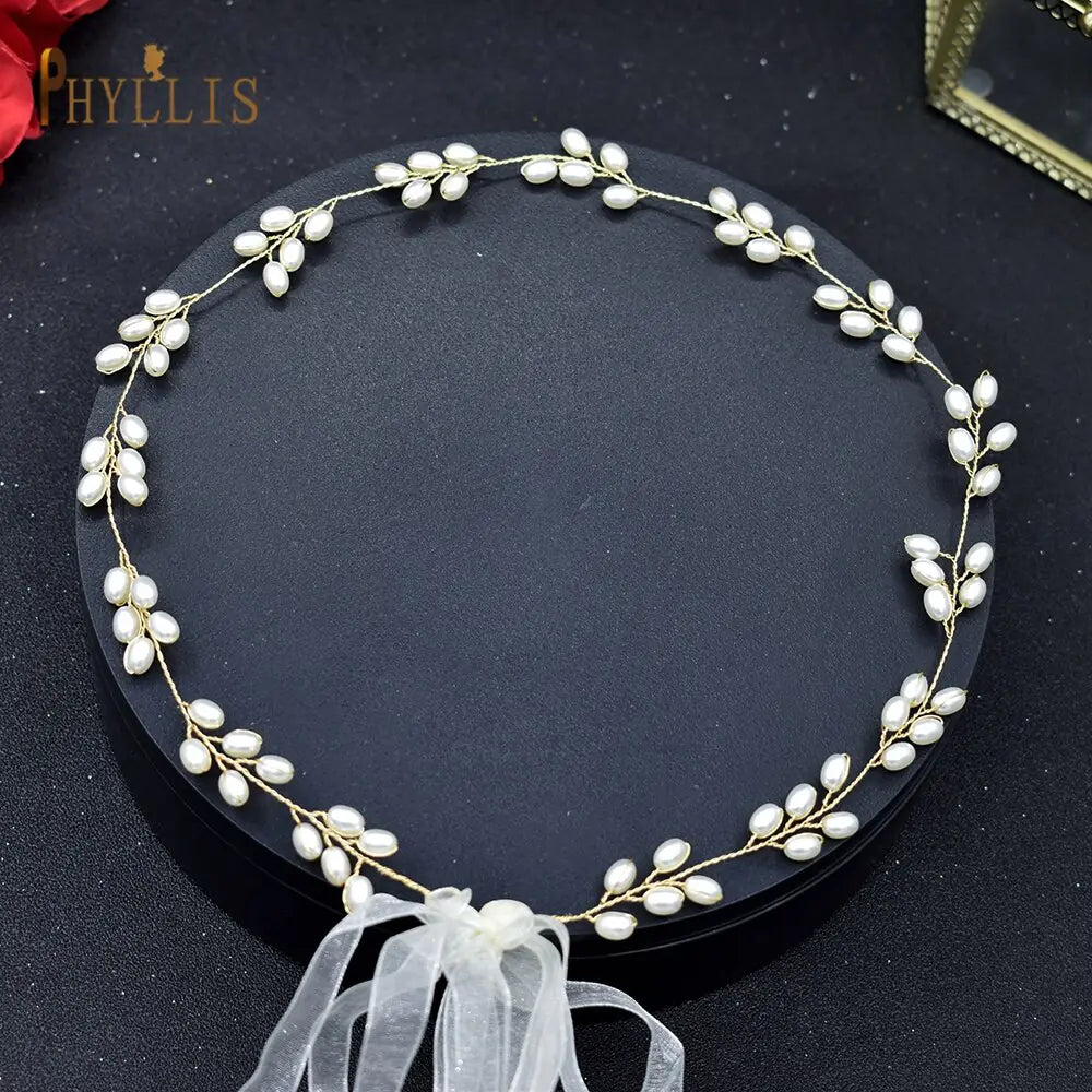 S01 Beaded Wedding Belt Pearls