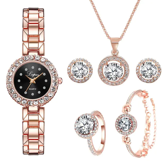 Rose Gold Quartz Wrist watches