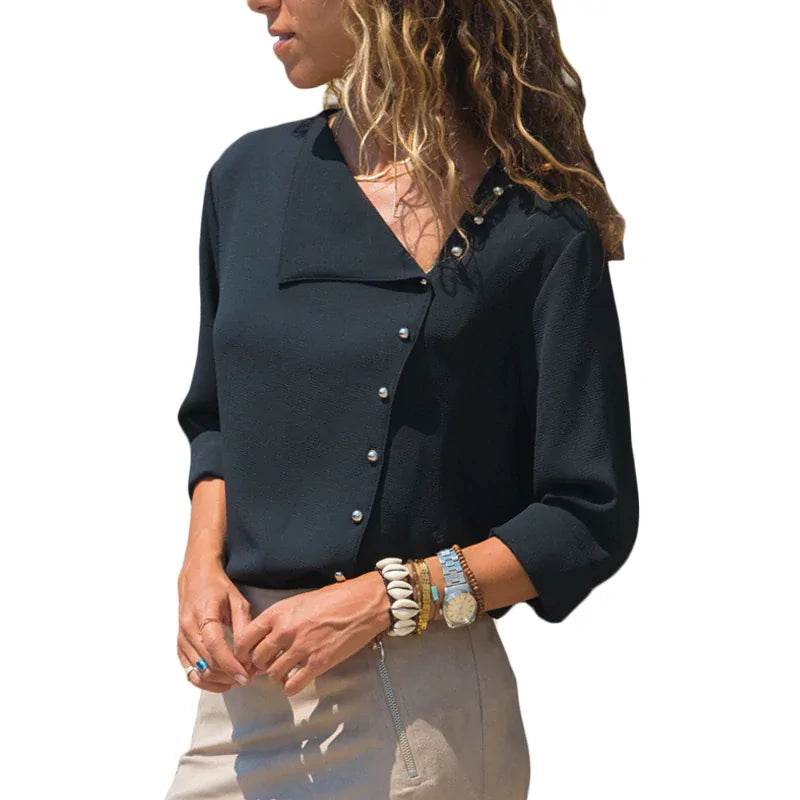 Long Sleeve Office Casual Blouses