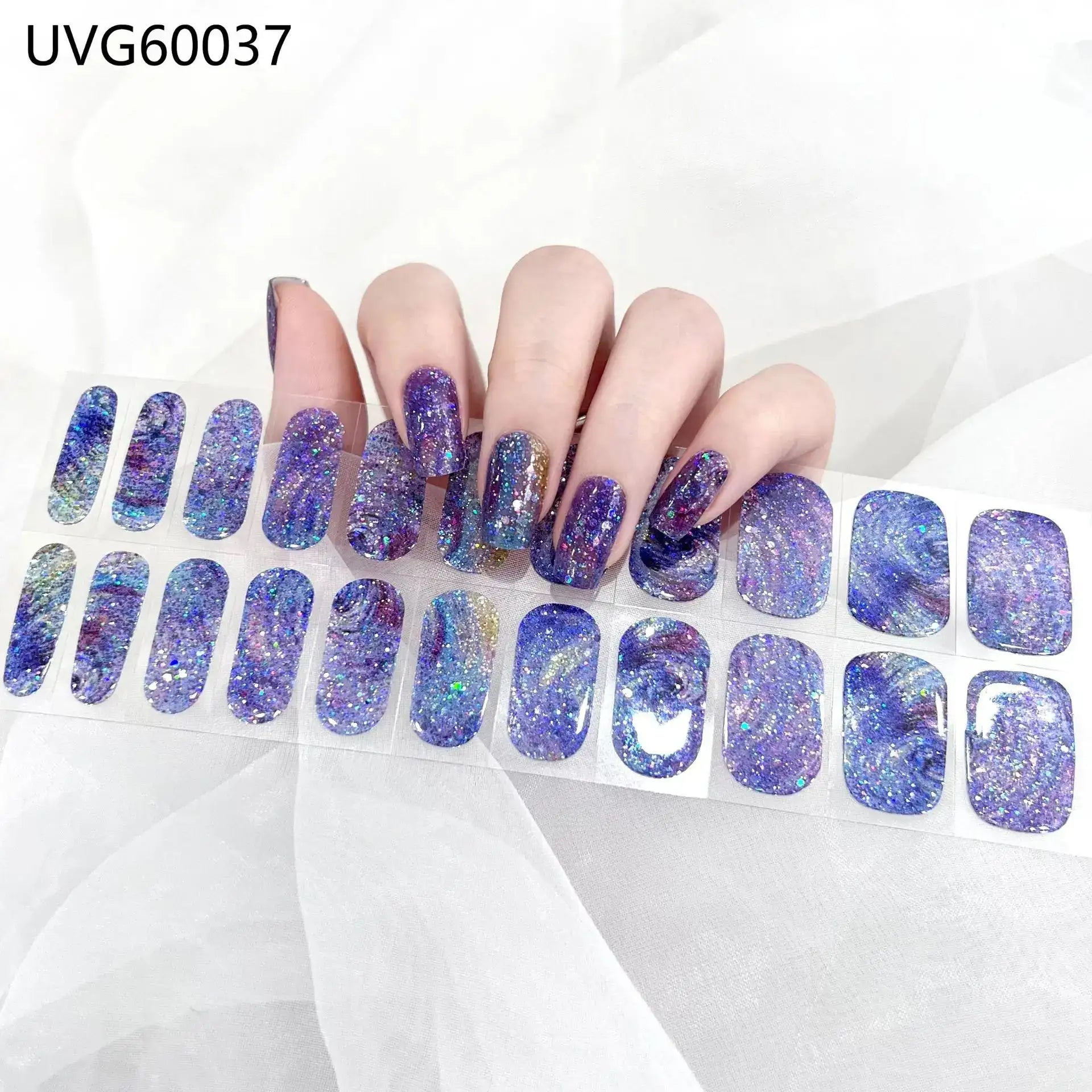 22 Tips Semi-Cured Gel Nail Stickers