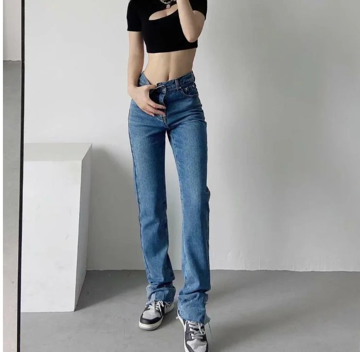 High Waist Urban Fashion Jeans