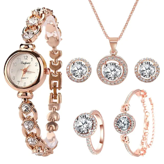 Rose Gold Quartz Wrist watches