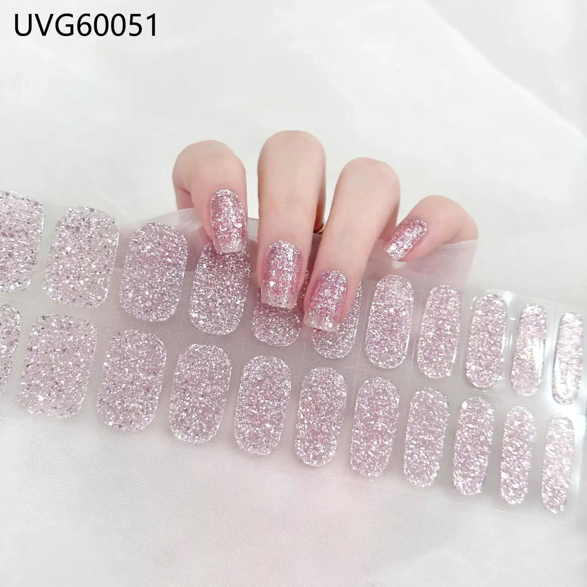 22 Tips Semi-Cured Gel Nail Stickers