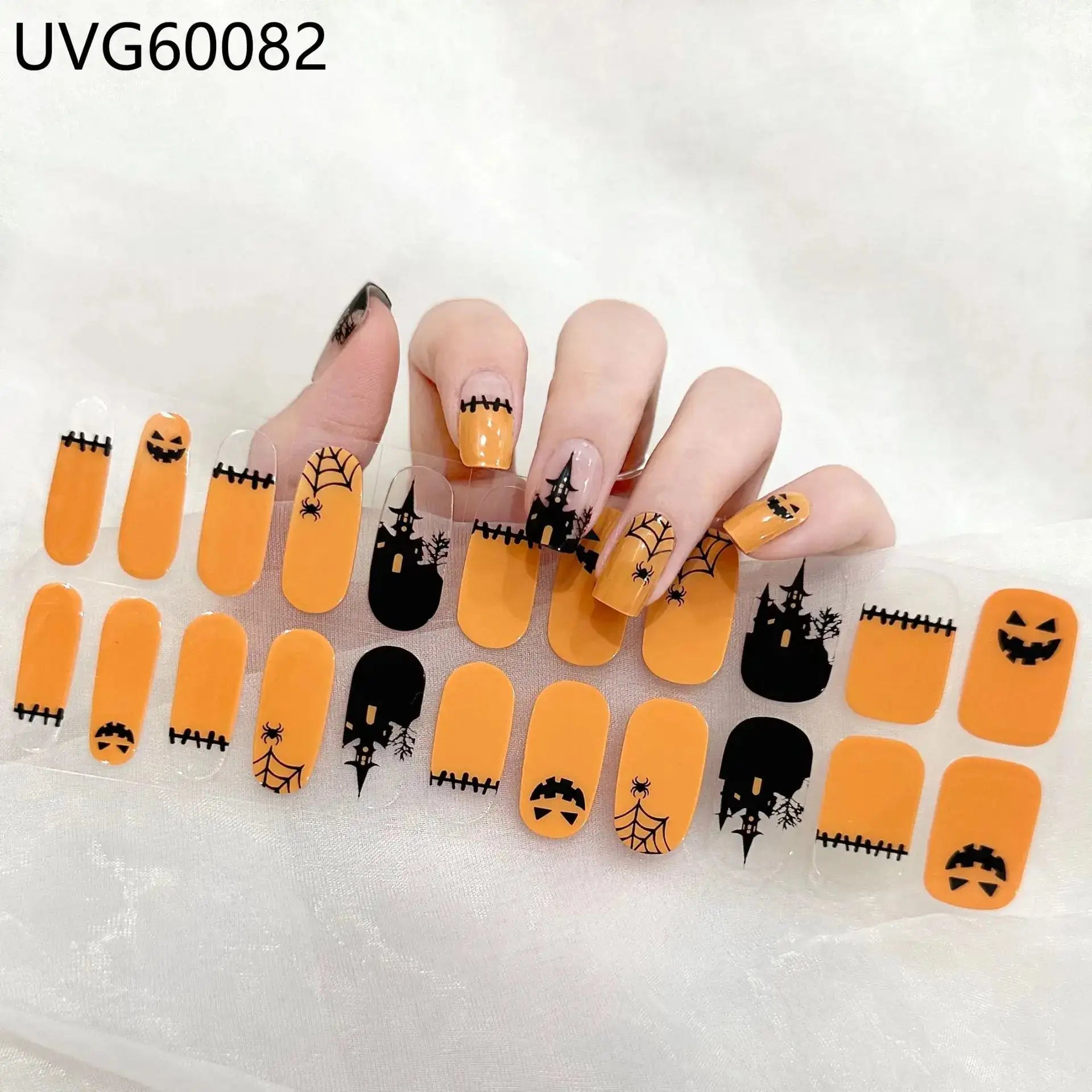 22 Tips Semi-Cured Gel Nail Stickers