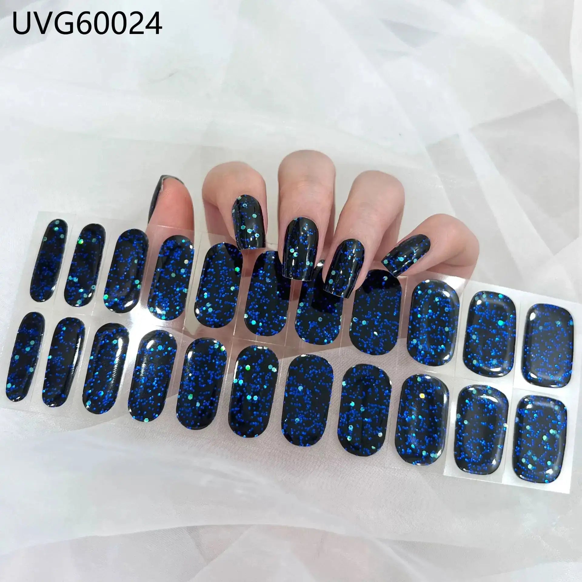 22 Tips Semi-Cured Gel Nail Stickers