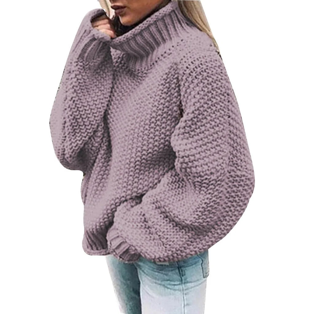 Knitted Turtleneck Sweater