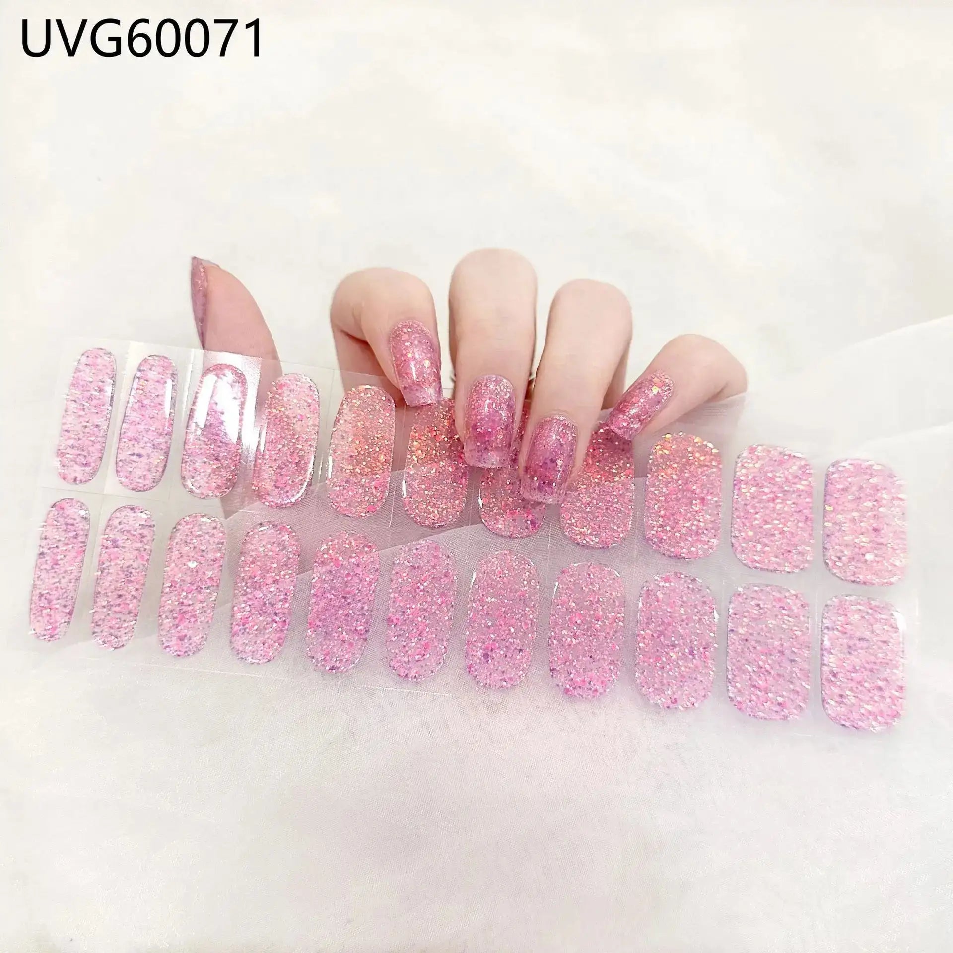 22 Tips Semi-Cured Gel Nail Stickers