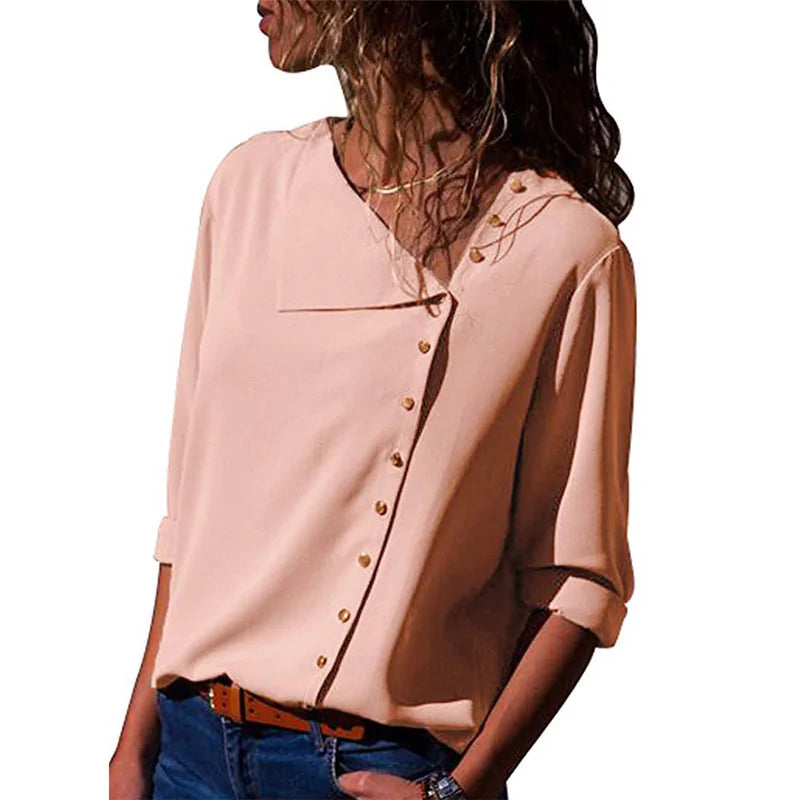 Long Sleeve Office Casual Blouses